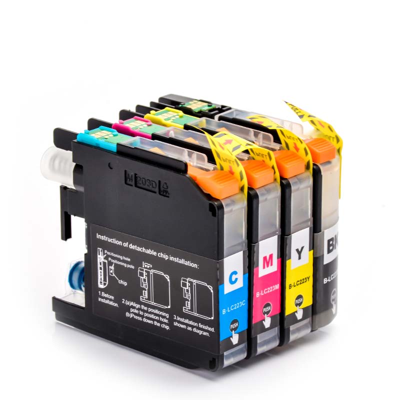  Brother  LC223 LC221 compatible ink  cartridge  for Brother  